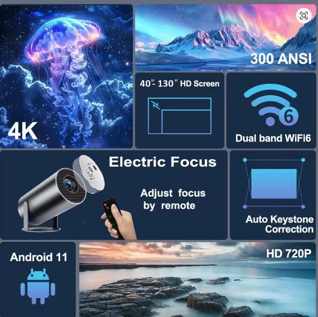 DITONG HY300 Plus HD Projector pro