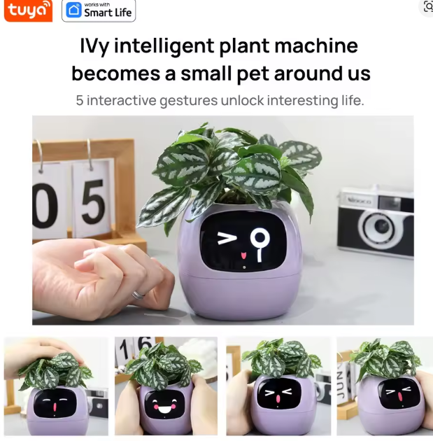 uya Ivy Smart Planter,Endless Fun Over 49 Rich Expressions