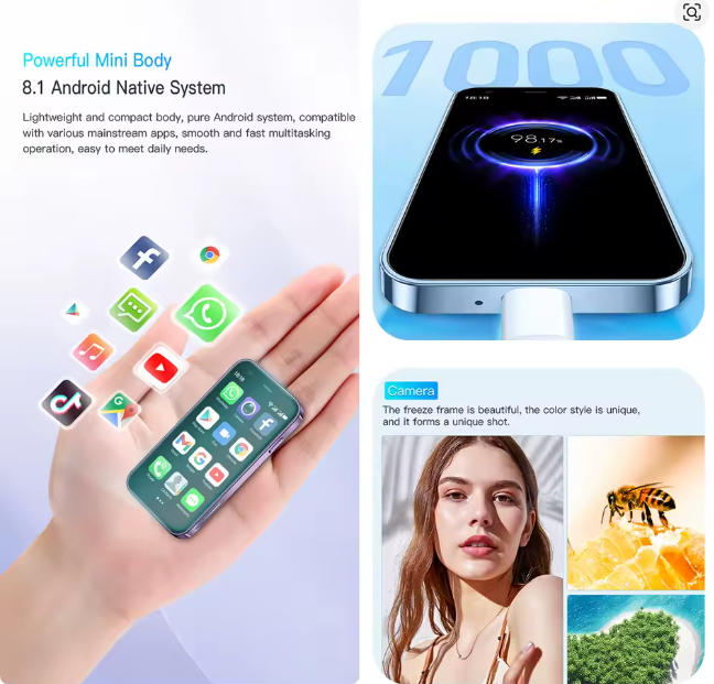 SOYES XS15 Blue 3G Mini Smartphone